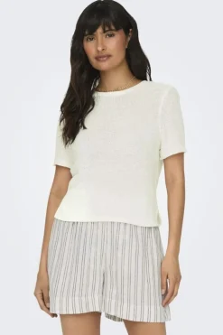 Only Onlsunny S/S Pullover Knt< T-Shirts & Toppe