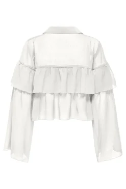 Only Onlsuzzi L/S Frill Tie Top Ox< Bluser & Skjorter