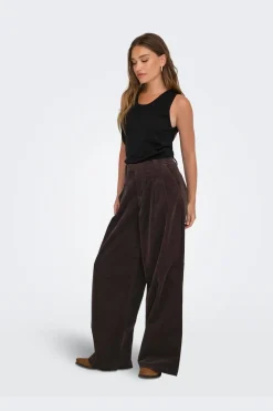 Only Onlsvea-Nessa Cord Wide Pant Cc Tlr< Bukser, Jeans & Leggings