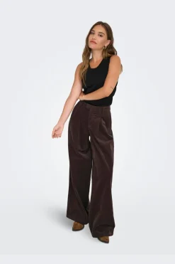Only Onlsvea-Nessa Cord Wide Pant Cc Tlr< Bukser, Jeans & Leggings