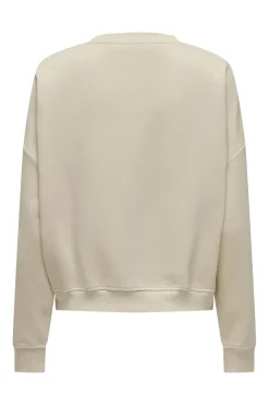 Only Onlsweat Life L/S Crew O.Size State< Bluser & Skjorter|Sweatsæt & Comfy Wear