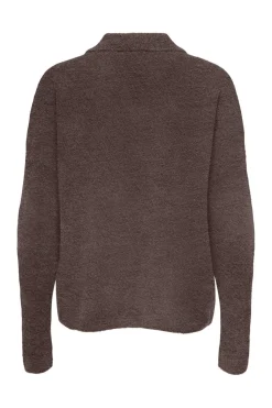 Only Onltalio Ls Polo Neck Bf Knt< Strik|Bluser & Skjorter