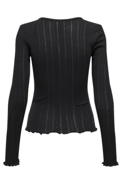 Only Onltenna O-Neck L/S Top< Bluser & Skjorter