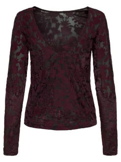 Onlthea L/S Flock Top*Only Best