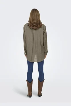 Onltokyo L/S Lin Bl Shirt*Only New