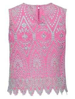 Only Onltulum Sl Emb Top< T-Shirts & Toppe