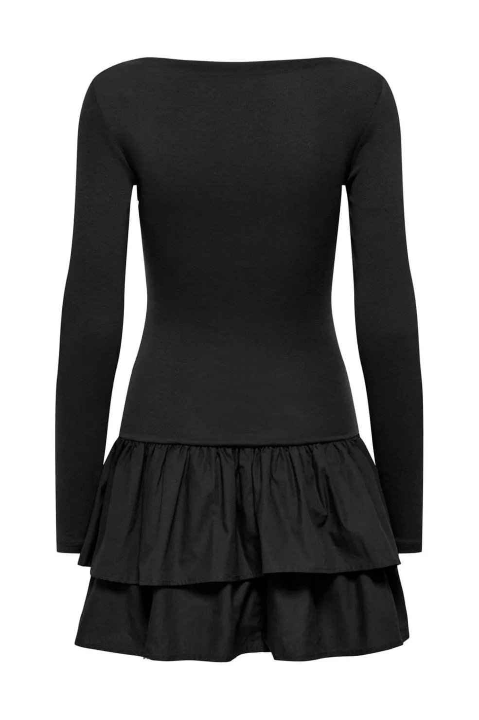 Onlvega L/S Boatneck Mix Dress Box*Only Outlet