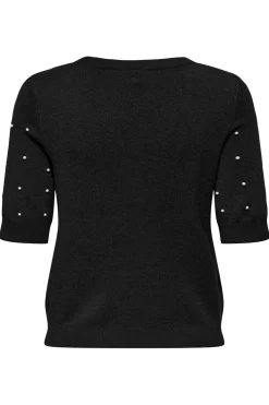 Only Onlvenice Life Ss Pearl O-Neck Knt< T-Shirts & Toppe