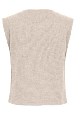 Only Onlvicki Button Vest Swt< Veste|Sweatsæt & Comfy Wear