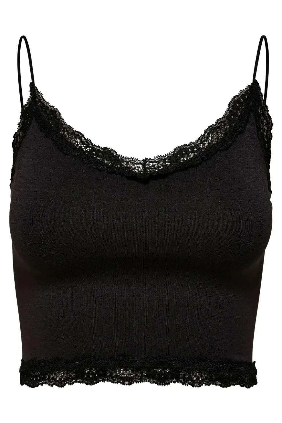 Onlvicky Lace Seamless Cropped Top*Only