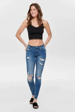 Onlvicky Lace Seamless Cropped Top*Only