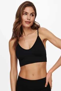 Onlvicky Rib Seamless Vneck Top Acc*Only Discount