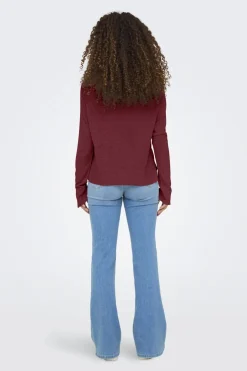 Only Onlvienna Ls O-Neck Knt< Strik|Bluser & Skjorter