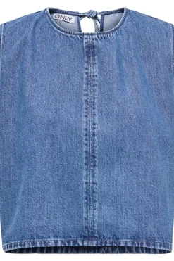 Only Onlvigga S/L Mini Open Back Top< T-Shirts & Toppe