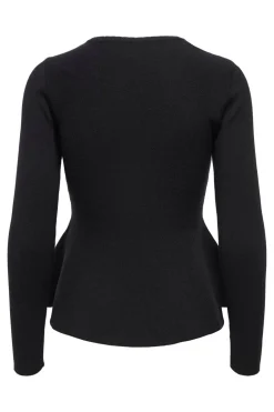 Onlvilda Ls Peplum O-Neck Knt*Only Best
