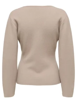 Onlviola Ls Fit V-Neck Knt*Only Online