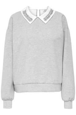 Onlwillow L/S O-Neck Emb. Ub Swt*Only Sale