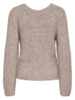 Only Onlzaggie Life Ls V-Neck Reversib Knt< Strik|Bluser & Skjorter