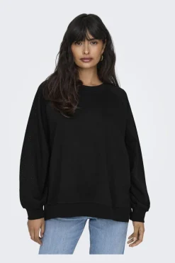 Only Onlzenna L/S Oversize Stone Swt< Bluser & Skjorter|Sweatsæt & Comfy Wear
