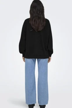 Only Onlzenna L/S Oversize Stone Swt< Bluser & Skjorter|Sweatsæt & Comfy Wear