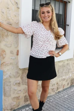 Liberte Opal-Ss-Blouse 21660< Bluser & Skjorter