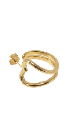 Jane Kønig Open Heart Hoop OHH-AW25-G< Øreringe