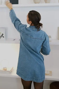 Paras Denim Dress*Neo Noir Sale