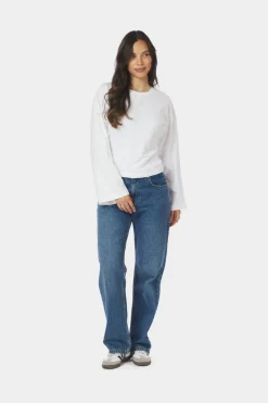 Neo Noir Paska Boxy Long Tee 165973< Bluser & Skjorter