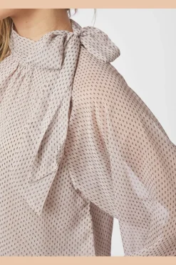 Patti Double Dot Blouse 166724*Neo Noir Clearance