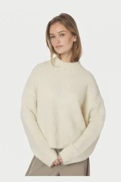 Neo Noir Paulina Fluffy Knit Blouse 164729< Bluser & Skjorter