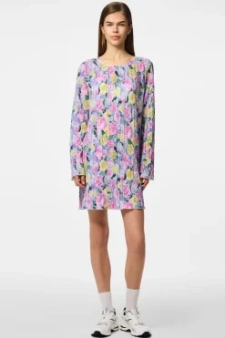 Pieces Pcamber Ls Short Dress Kca< Kjoler