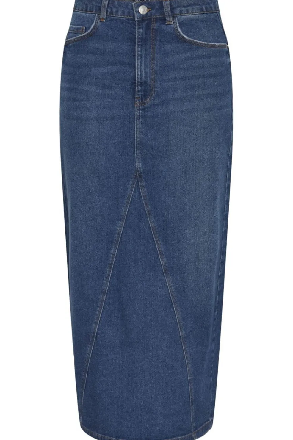 Pieces Pcatikka Ankle Denim Skirt Mm< Nederdele