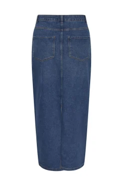 Pieces Pcatikka Ankle Denim Skirt Mm< Nederdele