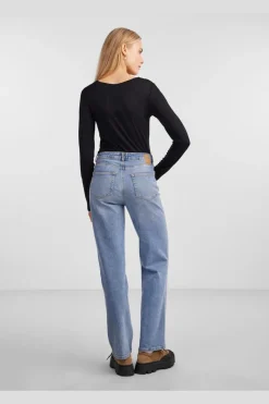 Pieces Pcbarbera Ls Lace Top< Bluser & Skjorter