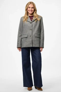 Pcbianca Ls Blazer Jacket*Pieces New