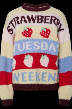 Pcbikka Ls O-Neck Knit*Pieces Discount