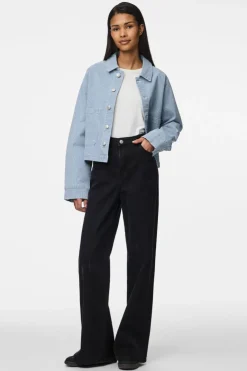 Pieces Pcbillo Denim Jacket< Overtøj & Jakker