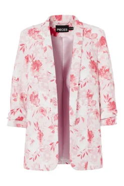 Pieces Pcbosella 3/4 Printed Blazer< Blazere