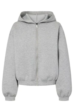 Pieces Pcbucuba Ls Zipper Scuba Hoodie Act< Sweatsæt & Comfy Wear|Bluser & Skjorter
