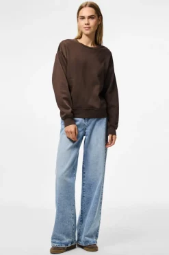 Pieces Pcchilli Ls Loose Sweat< Sweatsæt & Comfy Wear|Bluser & Skjorter