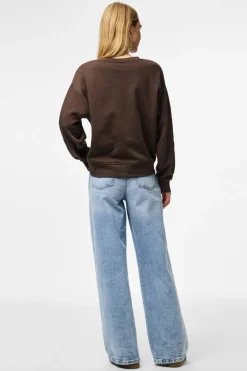 Pieces Pcchilli Ls Loose Sweat< Sweatsæt & Comfy Wear|Bluser & Skjorter