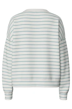 Pieces Pcchilli Ls Sweat Stripes 17146886< Bluser & Skjorter|Sweatsæt & Comfy Wear