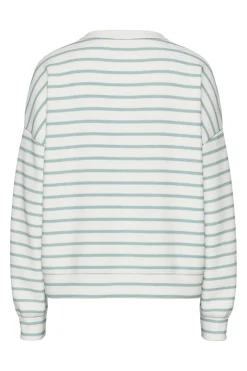 Pieces Pcchilli Ls Sweat Stripes 17146886< Bluser & Skjorter|Sweatsæt & Comfy Wear