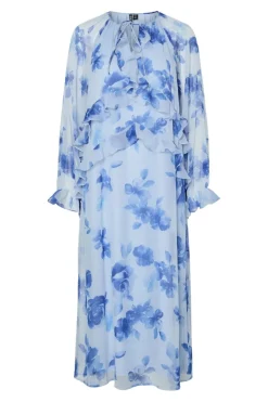 Pieces Pcclara Ls Long V-Neck Dress< Kjoler