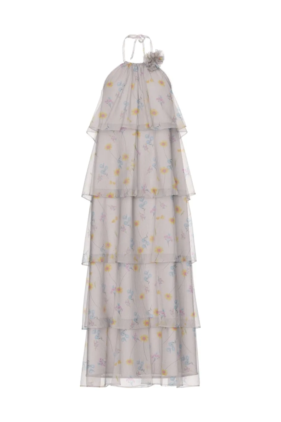 Pieces Pcclara Sl Long Layred Dress Kca< Kjoler