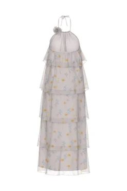 Pieces Pcclara Sl Long Layred Dress Kca< Kjoler