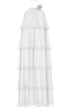 Pcclara Sl Long Layred Dress Kca*Pieces Online