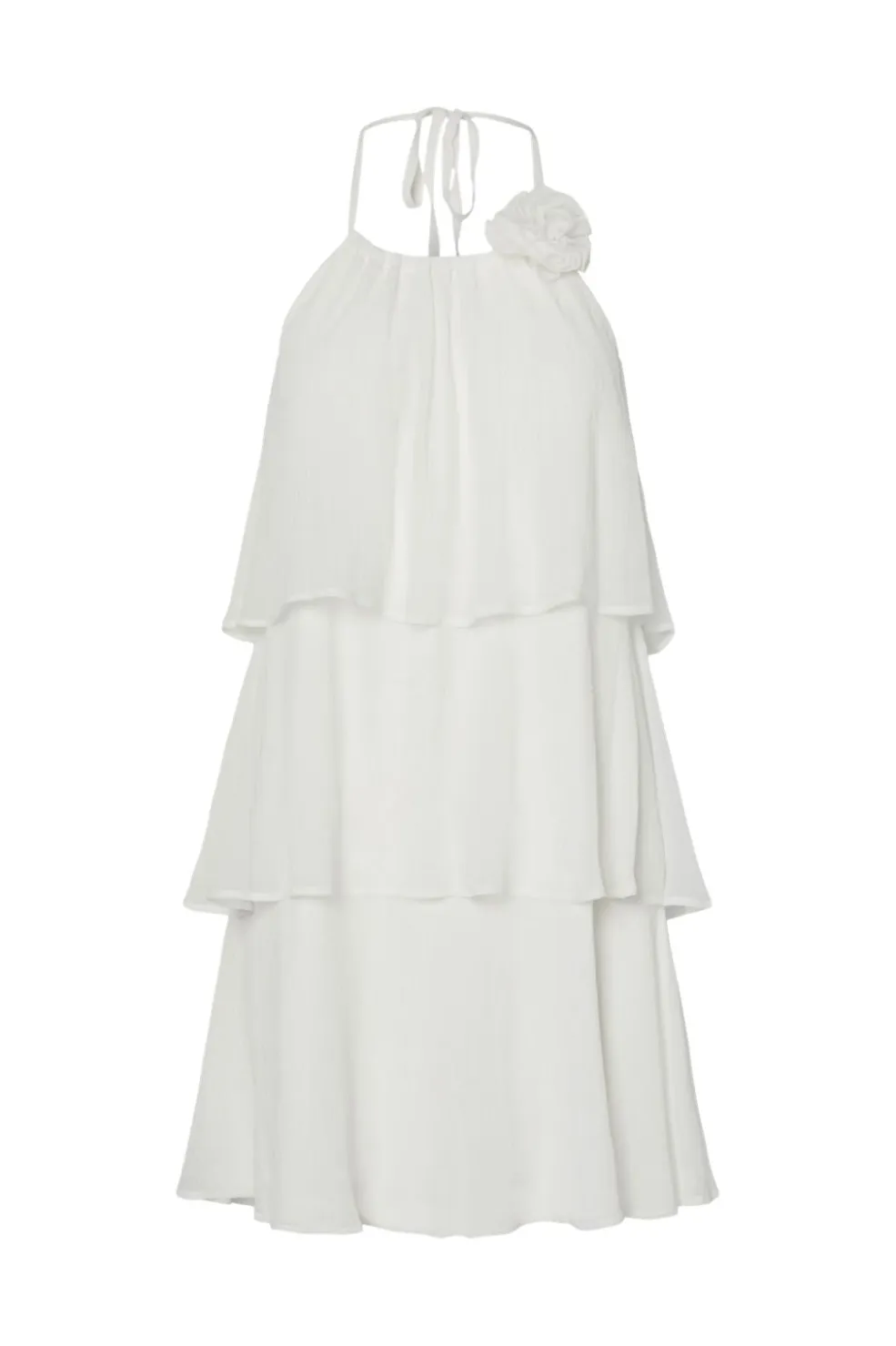 Pieces Pcclara Sl Short Layred Dress Kca< Kjoler