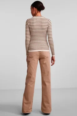 Pieces Pccrista Ls O Neck Knit Noos Bc< Bluser & Skjorter