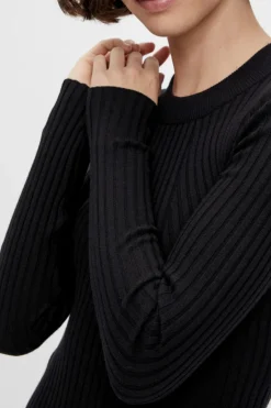 Pieces PcCrista LS O-Neck Knit Dress< Kjoler